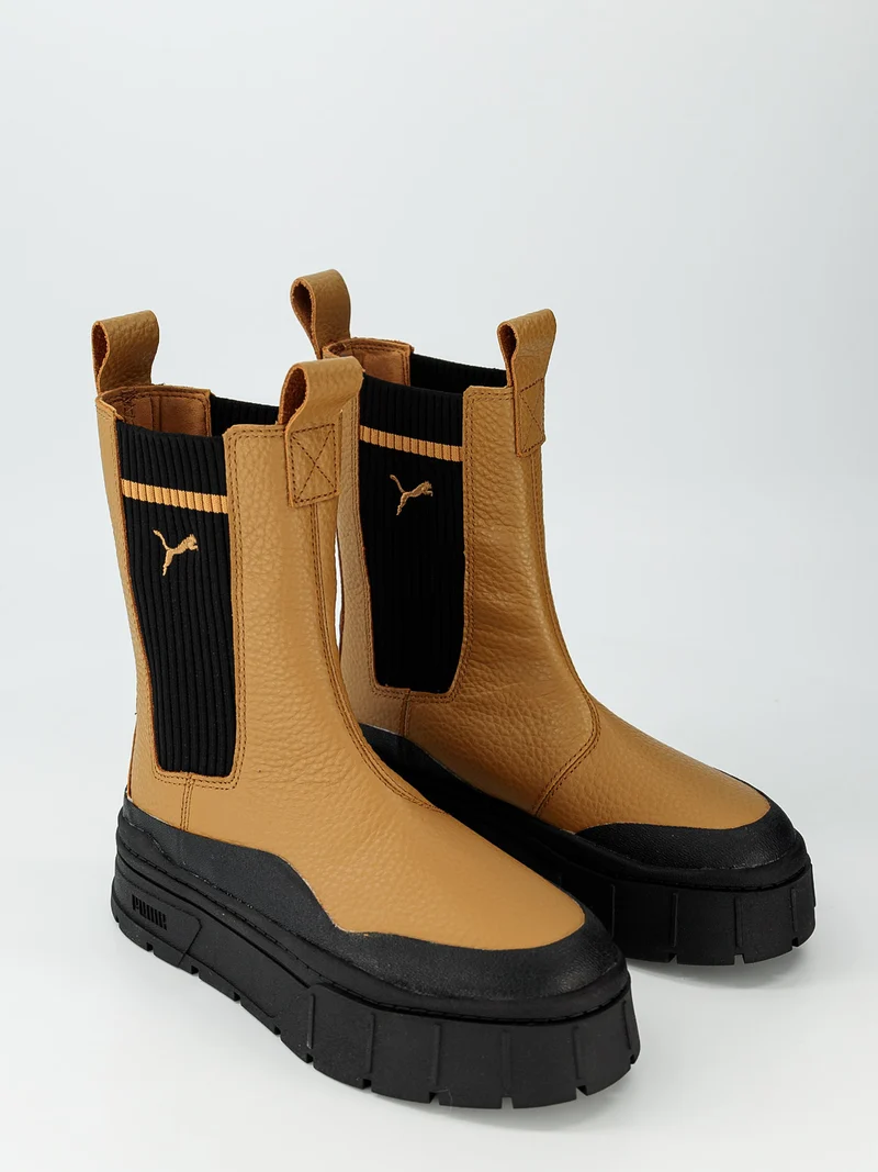 Stiefel Mayze Stack Chelsea Camel